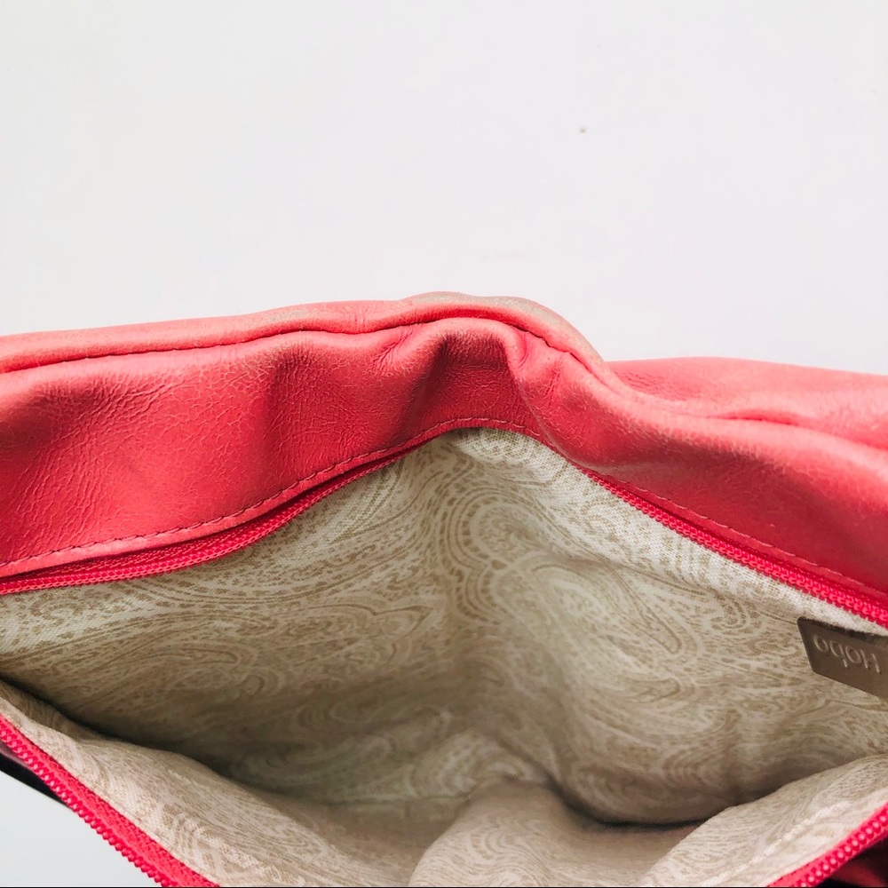 HOBO Lauren Logan Leather Pink Pocketbook Wallet - Picture 5 of 6